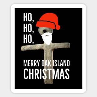 Oak Island Christmas Magnet